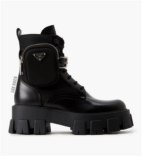 prada lug sole motorcycle boot|Women's Prada Ankle Boots & Booties .